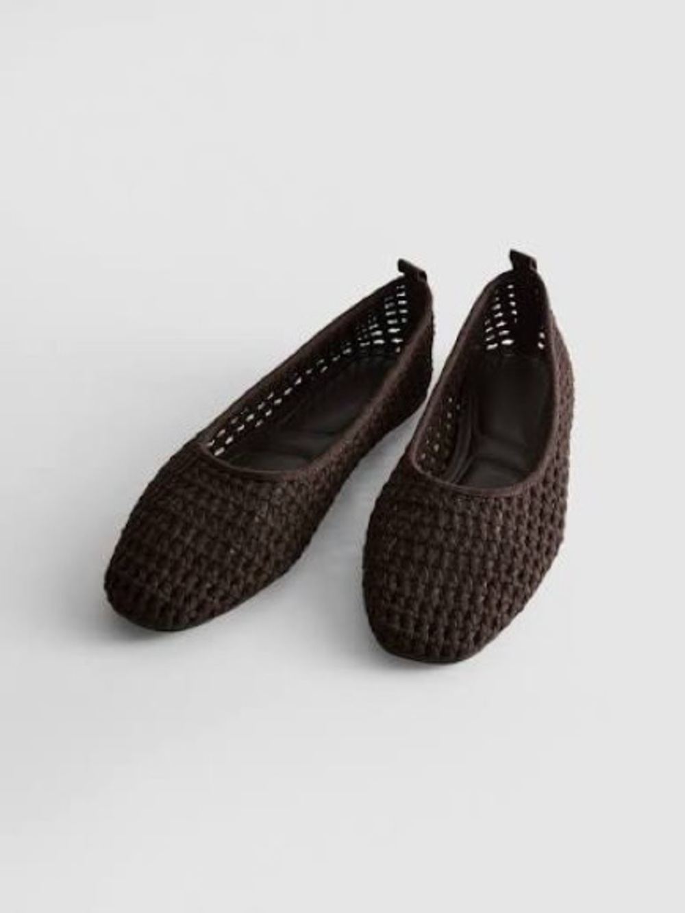 Primark Woven Ballet Flats in Dark Brown - Sold Out Everywhere
